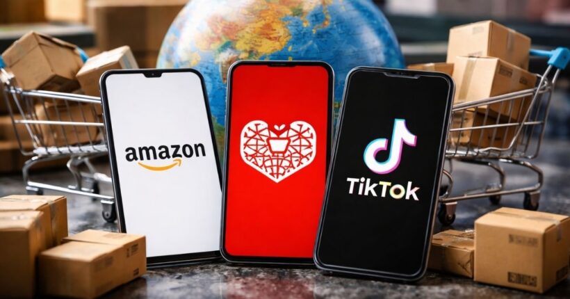 Amazon, Pinduoduo ve TikTok, 2025 GMV Sıralamasında Önde Yer Alıyor
